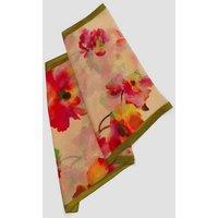 Pure Silk Floral Scarf