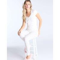 Ribbed Ditsy Floral Pyjama Set