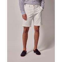 Hawes & Curtis Regular Fit Cotton Rich Chino Shorts White