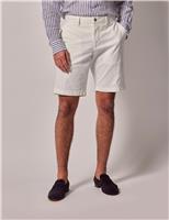 Hawes & Curtis Regular Fit Cotton Rich Chino Shorts Beige