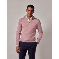 Pure Wool Half Zip Jumper
