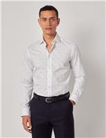 Slim Fit Pure Cotton Dobby Spot Cotton Shirt