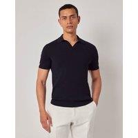 Pure Cotton Knitted Polo Shirt