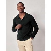 Hawes & Curtis Pure Cotton Polo Shirt Black