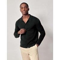 Hawes & Curtis Pure Cotton Polo Shirt Black