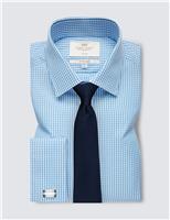 Slim Fit Non Iron Pure Cotton Gingham Shirt