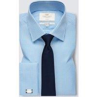 Slim Fit Non Iron Pure Cotton Gingham Shirt