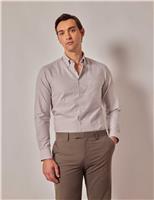 Regular Fit Stripe Washed Oxford Shirt