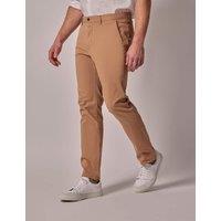 Hawes & Curtis Regular Fit Cotton Rich Stretch Chinos Tan