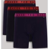 Ted Baker 3 Pack Cotton Rich Briefs Red Mix
