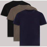 3pk Cotton Rich Crew Neck T-Shirts
