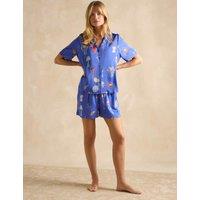Satin Printed Shortie Set