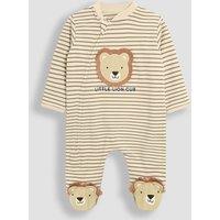 Pure Cotton Lion Sleepsuit (0-12 Mths)