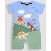 Pure Cotton Dinosaur Applique Romper (0-24 Mths)
