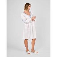 Maternity Pure Cotton Embroidered Mini Dress