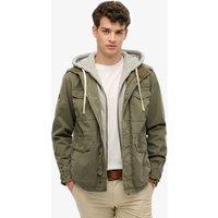 Superdry & Co Pure Cotton Utility Hooded Jacket Green