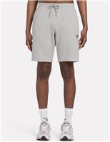 Reebok Identity Small Logo Drawstring Fleece Shorts Black/Black