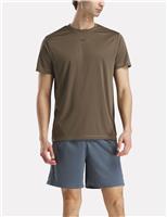 Reebok Training Tech Crew Neck Sports T-Shirt Olive