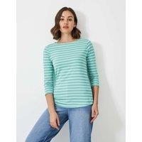 Pure Cotton Striped Top