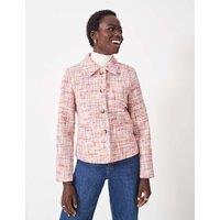 Textured Collared Short Jacket