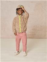 Fleece Printed Hooded Jacket (2-8 Yrs)