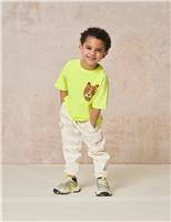 Pure Cotton Striped Joggers (2-8 Yrs)