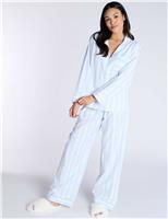 Pure Cotton Striped Pyjama Set