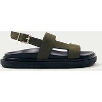 Lorelei Suede Footbed Sandals