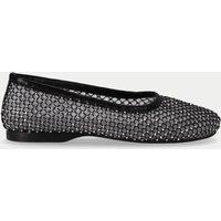 Lorain Mesh Flat Ballet Pumps