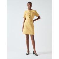 Tweed Textured Mini Shift Dress