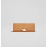 Suede Clutch Bag