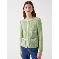 Tweed Collarless Jacket