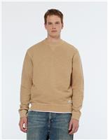 Cotton Rich Crew Neck Sweatshirt