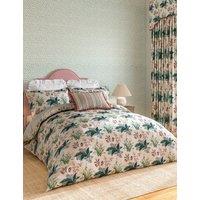 Sanderson Pure Cotton Sateen Enys Garden Bedding Set Green Mix