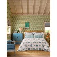 Joules Pure Cotton Chintz Floral Bedding Set Blue Mix