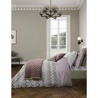 Bedeck of Belfast Cotton Blend Claudia Bedding Set Pink Mix