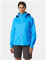 Helly Hansen Crew Waterproof Hooded Funnel Neck Jacket Blue