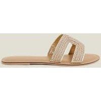 Wide Fit Embellished Sliders