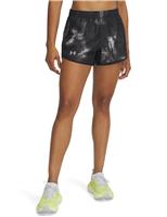 Under Armour Fly-By Printed High Waisted Sports Shorts Black Mix