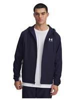 Under Armour Rival Windbreaker Hooded Sports Jacket Dark Navy