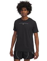 Under Armour Stacked Logo Cotton Rich Crew Neck T-Shirt Black