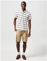 Wrangler Casey Jones Pure Cotton Cargo Shorts Brown