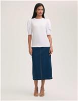 Jersey Puff Sleeve Top