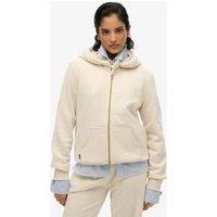 Pure Cotton Relaxed Zip Up Hoodie