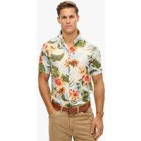 Cotton Blend Hawaiian Shirt