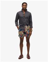 Hawaiian Print Swim Shorts