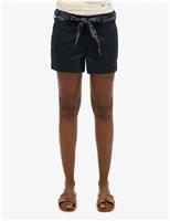 Cotton Rich Belted Chino Shorts