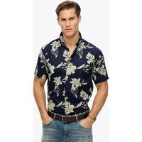 Cotton Blend Hawaiian Shirt