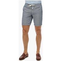 Superdry & Co Linen Rich Lightweight Shorts Navy Mix