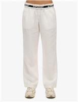 Pure Linen Drawstring Trousers